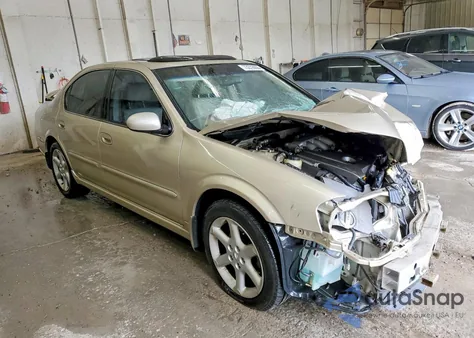 2002 Nissan Maxima Gle из США, поврежденный, VIN JN1DA31D72T200038